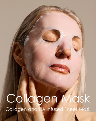 Collagen Mask infused with collagen and hyaluronic acid sheet mask