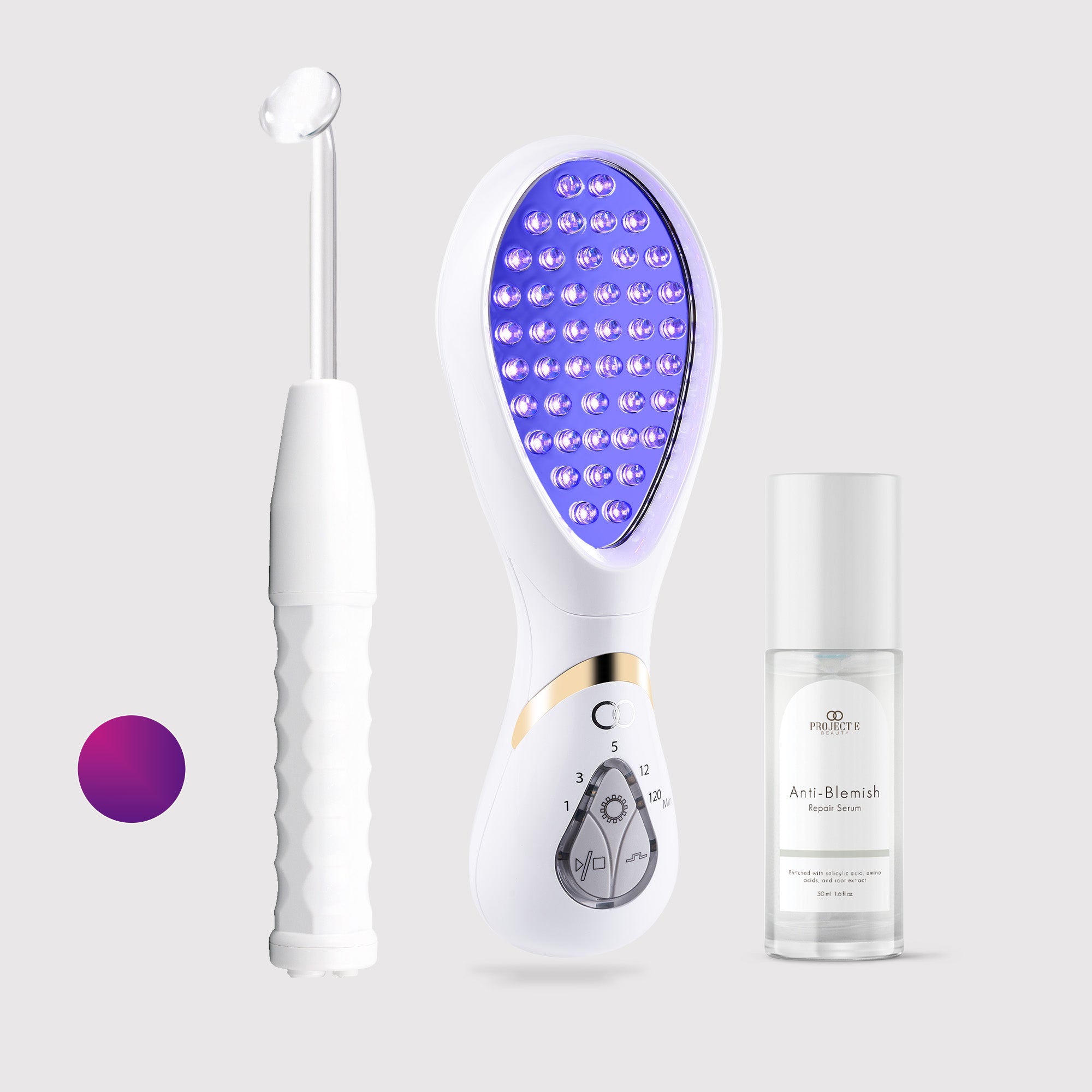 LumaGlow Blue | Anti-Acne LED Light Therapy Wand - Project E Beauty